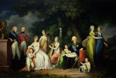 Paul I, Maria Feodorovna and Their Children, c.1800 by Franz Gerhard von Kugelgen